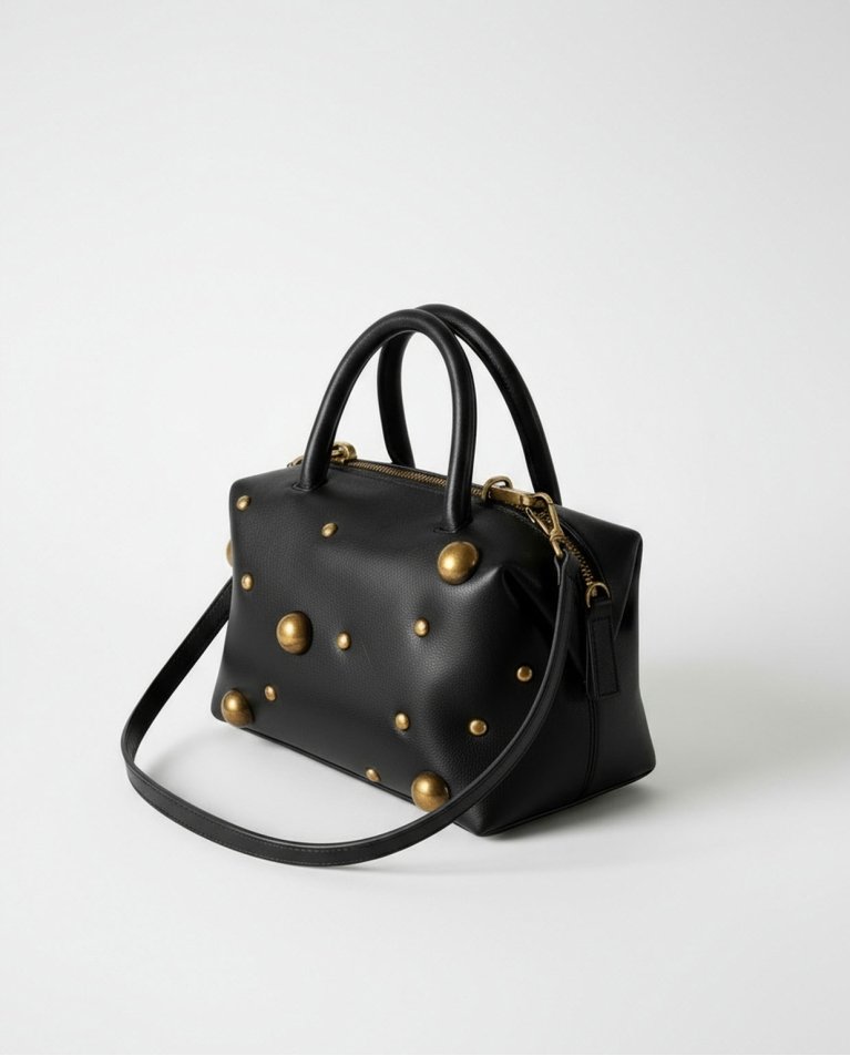 Bolso Surkana tachas negro