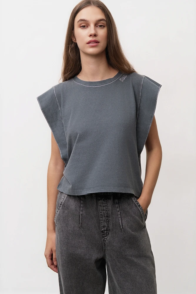 Camiseta BSB brillo gris