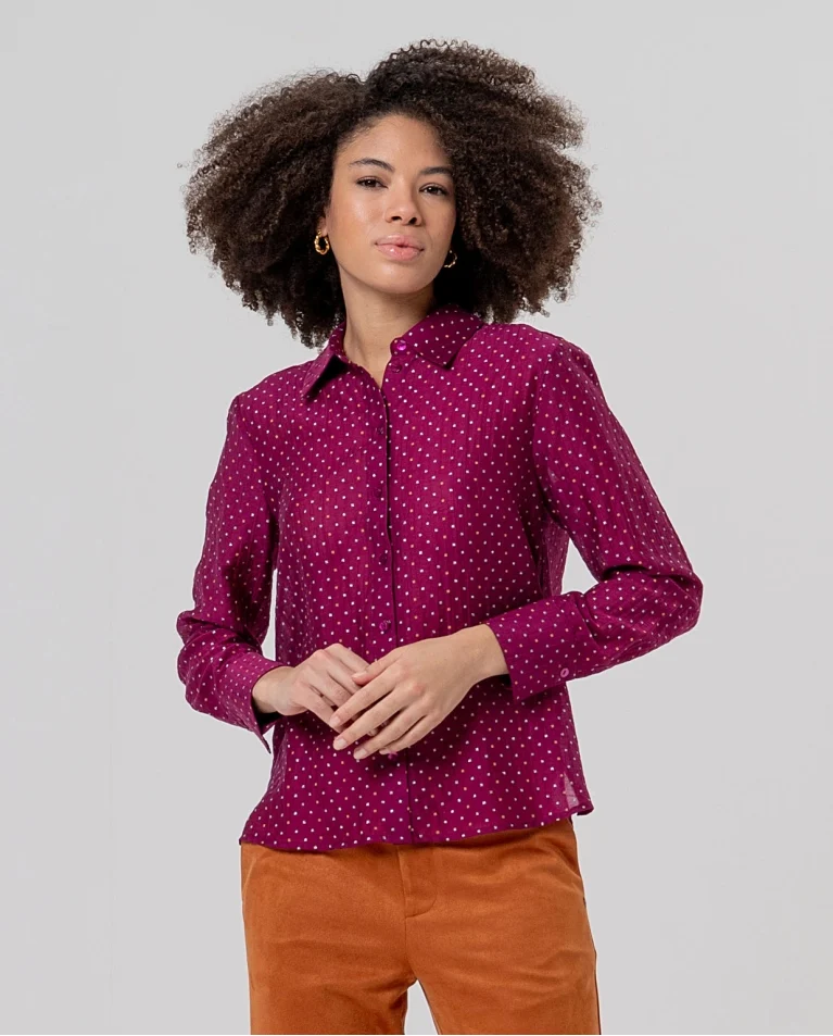Camisa Surkana cherry