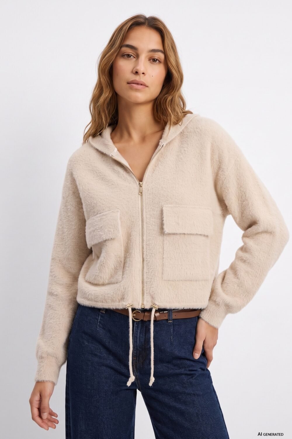 Chaqueta Tiffosi cruda pelo bolsillo