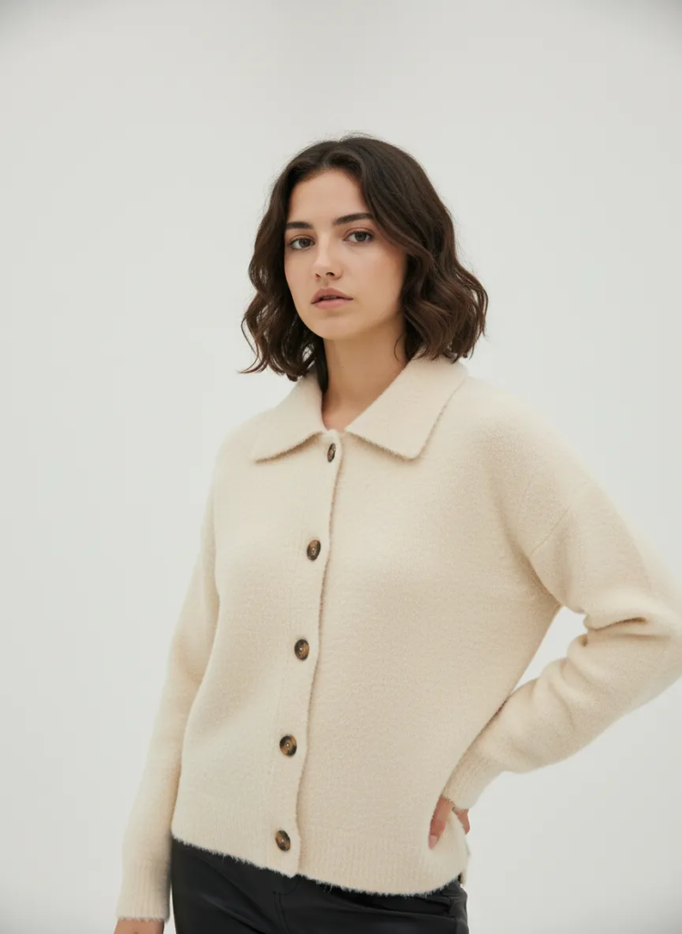 Chaqueta WNT pelo blanca