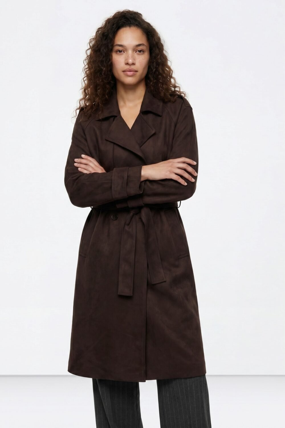 Gabardina Tiffosi Ante marrón suez