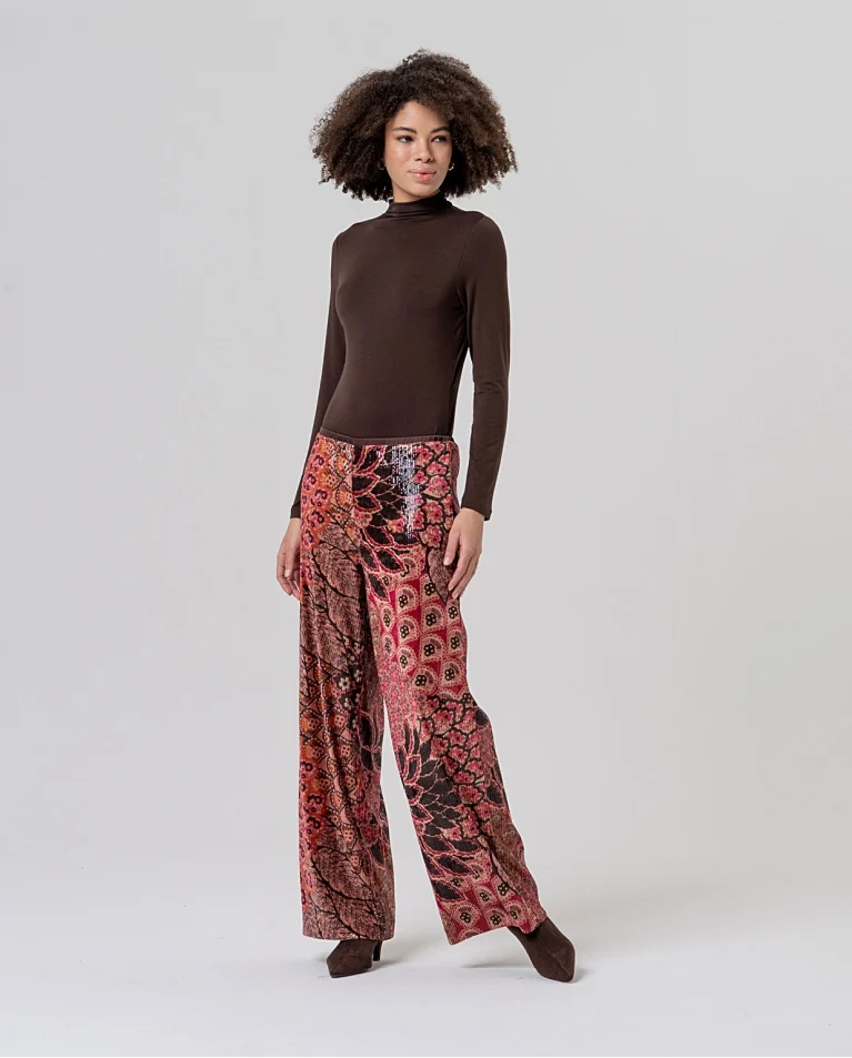 Pantalón Surkana estampado lentejuelas