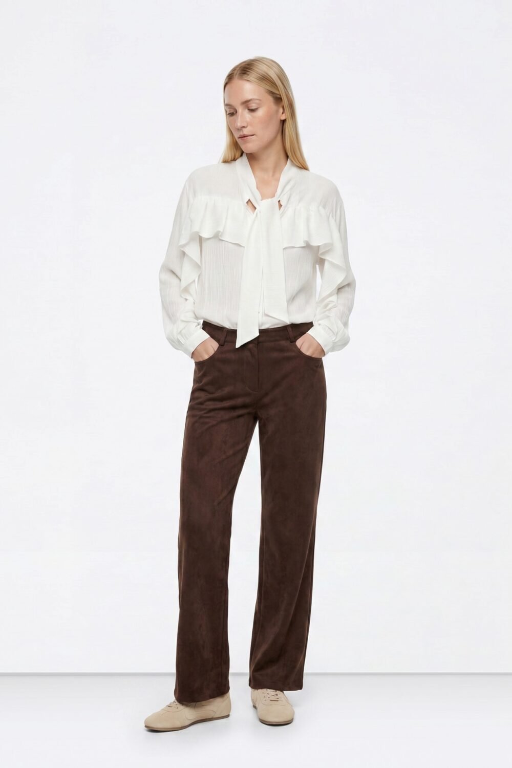 Pantalón Tiffosi ante marrón Isadora