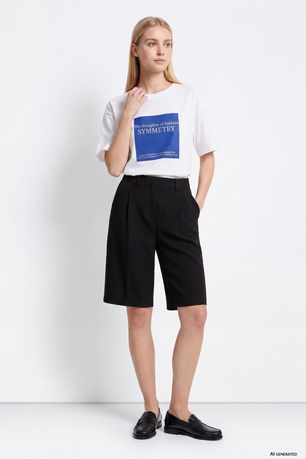 Pantalón Tiffosi Bermuda negro