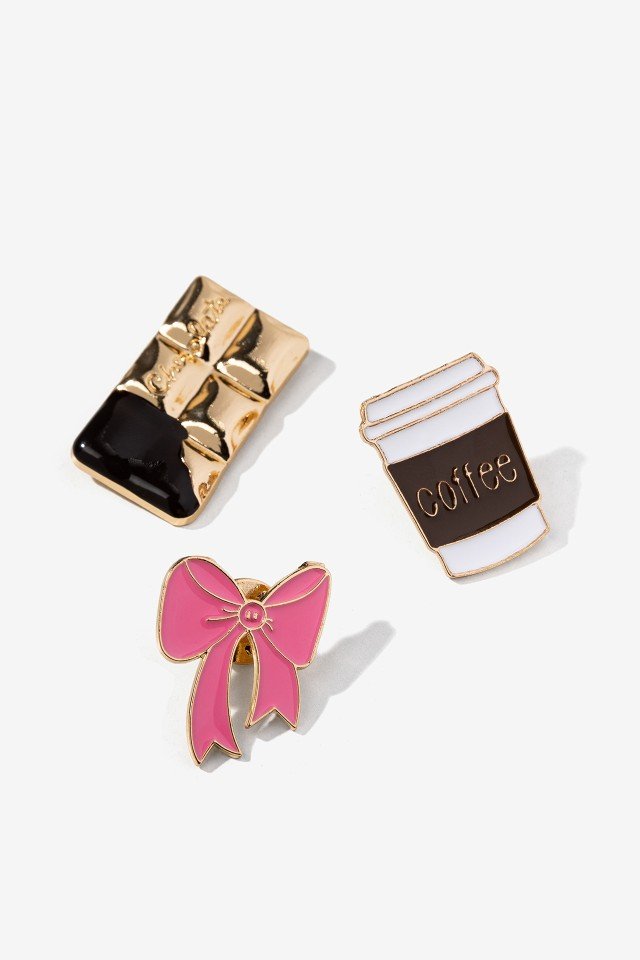 Set Pin Tiffosi café
