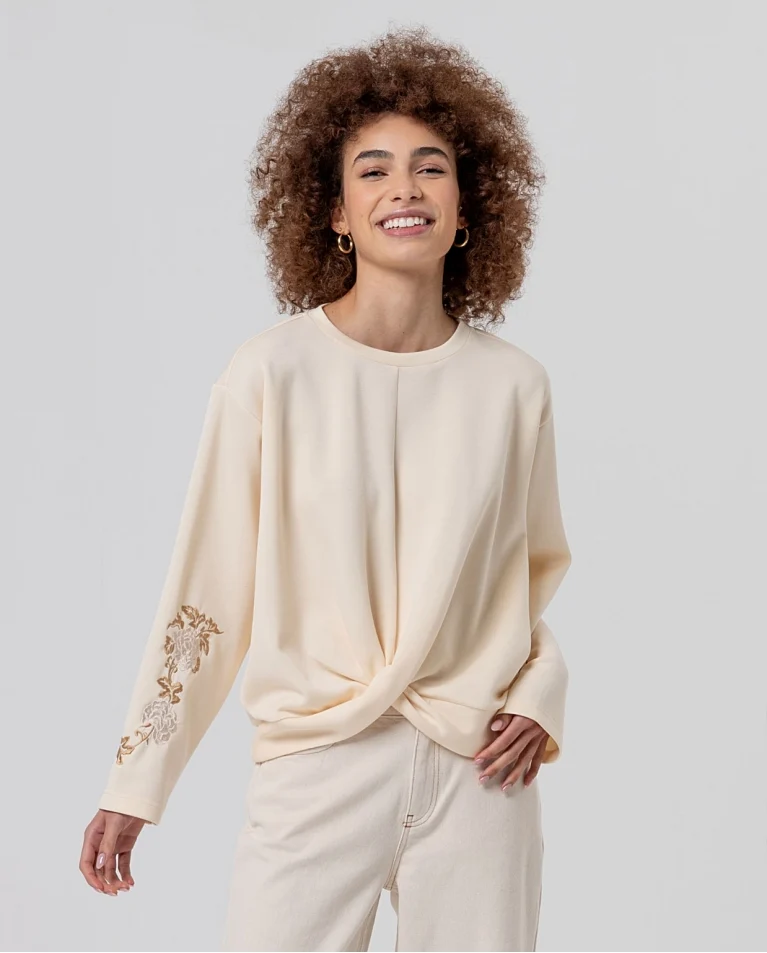 Sudadera Surkana crema